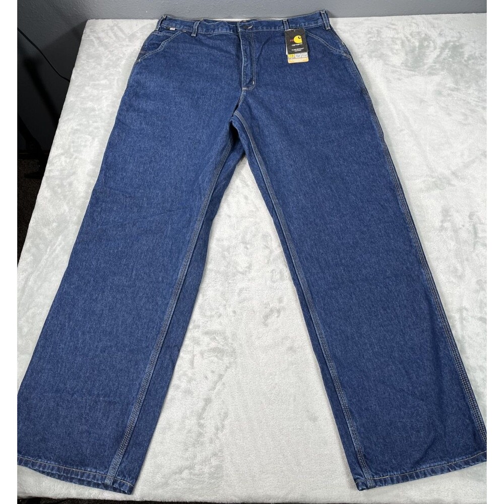 Carhartt FR Jeans Mens 40x34 NWT FRB-DNM Flame Resistant Denim Dungaree